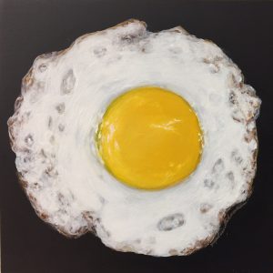 egg art, kitchen art, fried egg